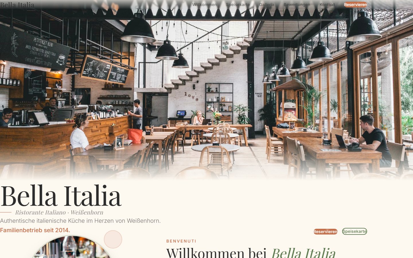 Bella Italia Website