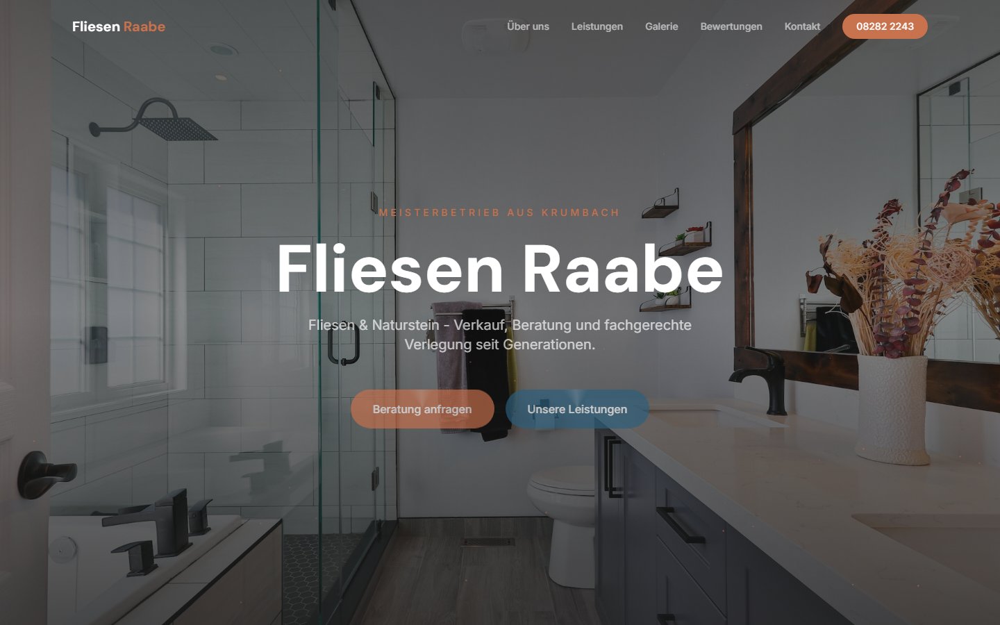 Fliesen Raabe Website